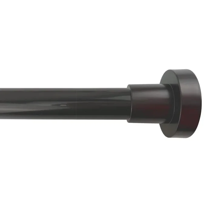 1″ Bronze Tension Curtain Rod, 35-84″