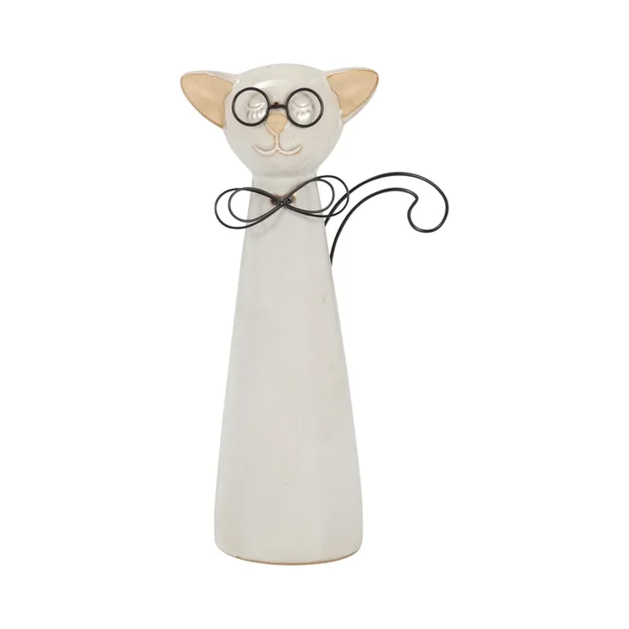 11″ Cat with Glasses