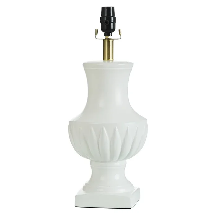 19In Ceramic White Table Lamp