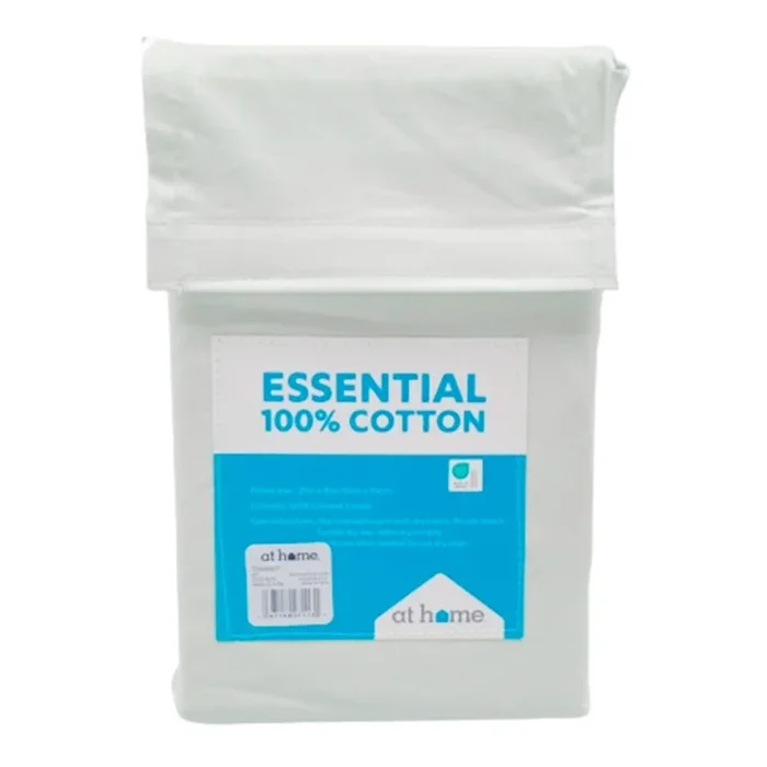 2-Pack Aqua 200 Thread Count Brushed Cotton Pillowcase Set, Standard