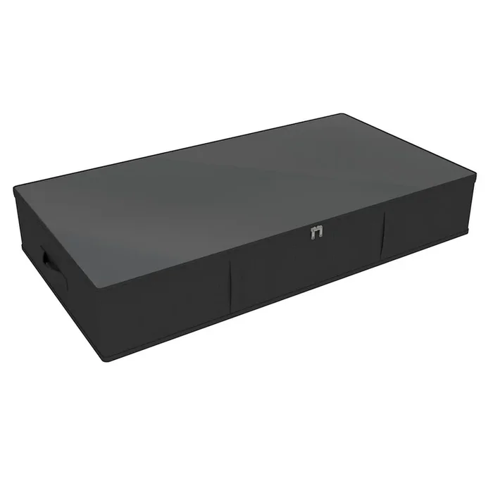 2-Pack Under Bed Storage Bag Organizer, Black