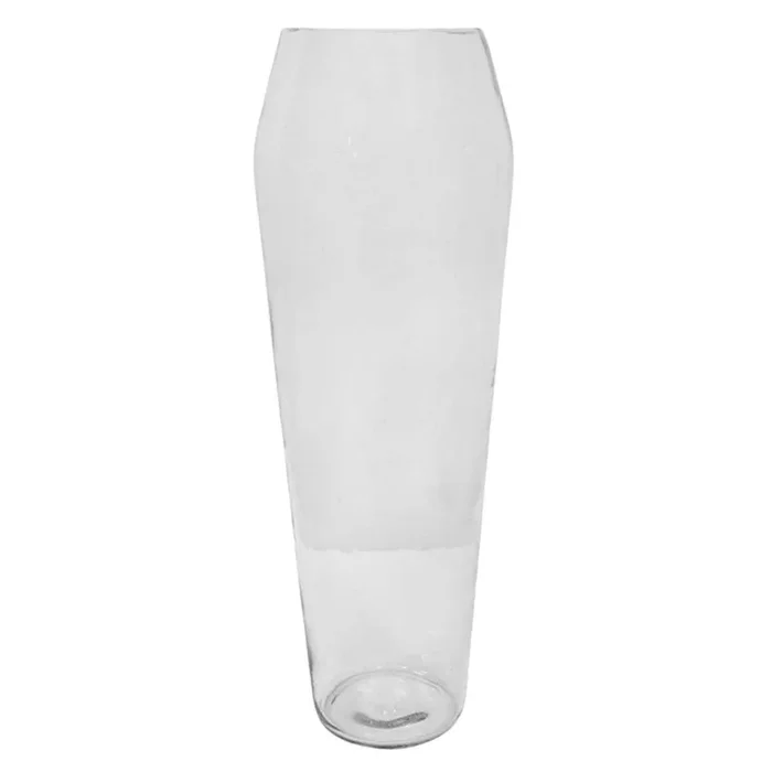22In Slim Base Clear Glass Vase