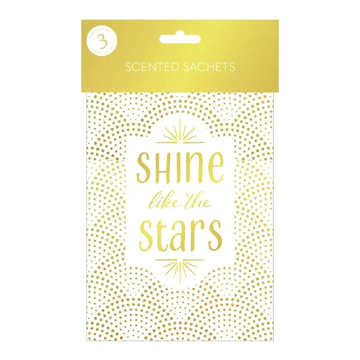 3-Pack Stars Scented Sachets
