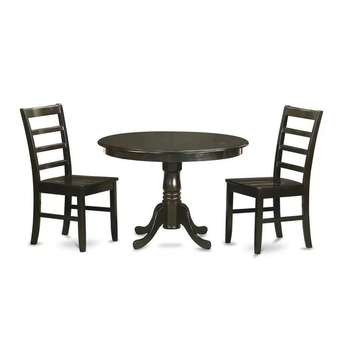 3 Pc small Kitchen Table and Chairs set-Kitchen Table and 2 Dinette Chairs.