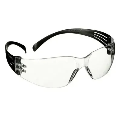 3M Securefit 100 Series SF101AS-BLK Black Temples Clear Anti-Scratch Lens (7100238171)