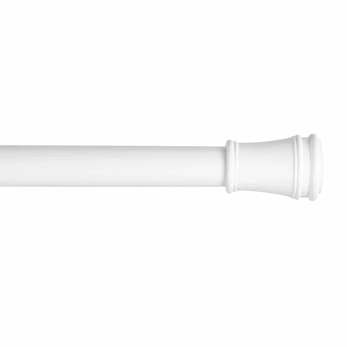 48-84 Rogers White Window Tension Rod 5/8