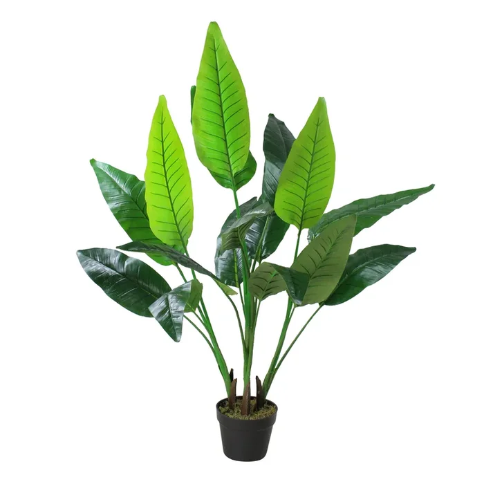 51″ Green and Black Traveller’s Artificial Tree Pot