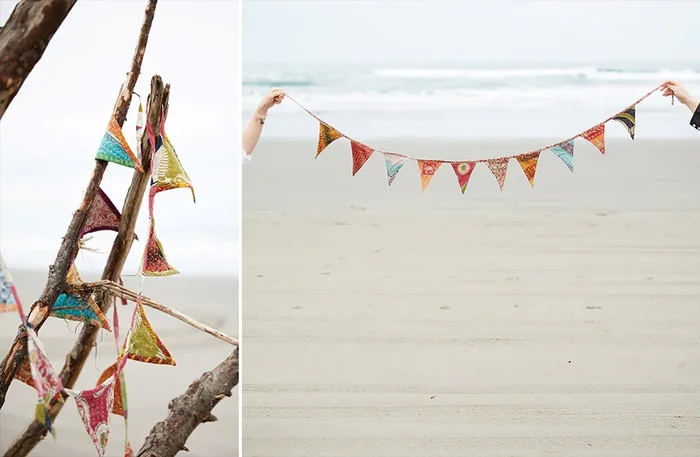 6 Foot Long Vintage Quilt Pennant Garland – Decor Steals