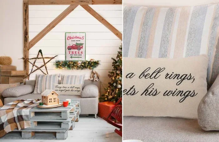 “Every Time A Bell Rings” Throw Pillow – Holiday Throw Pillow – Decor Steals