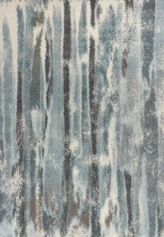 9′ X 13′ Polypropylene Teal Area Rug