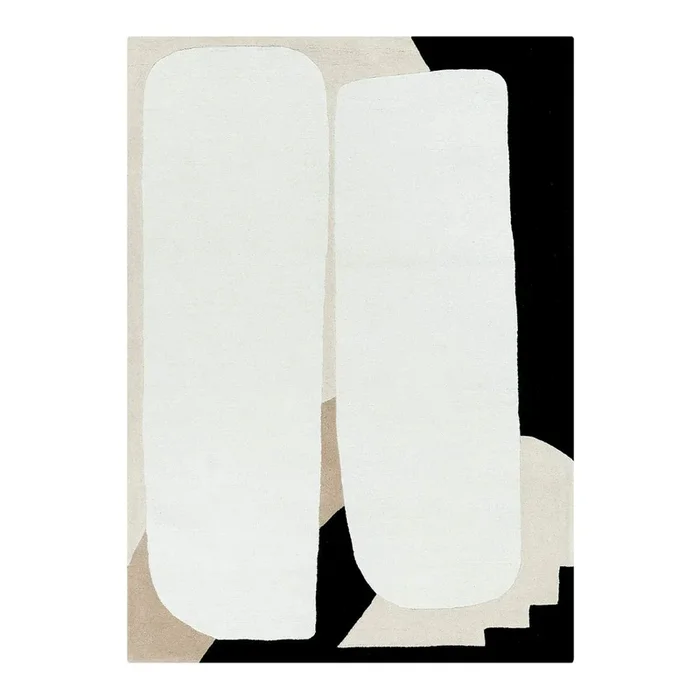 (A485) Genesis Geo Tufted Area Rug, 5×7