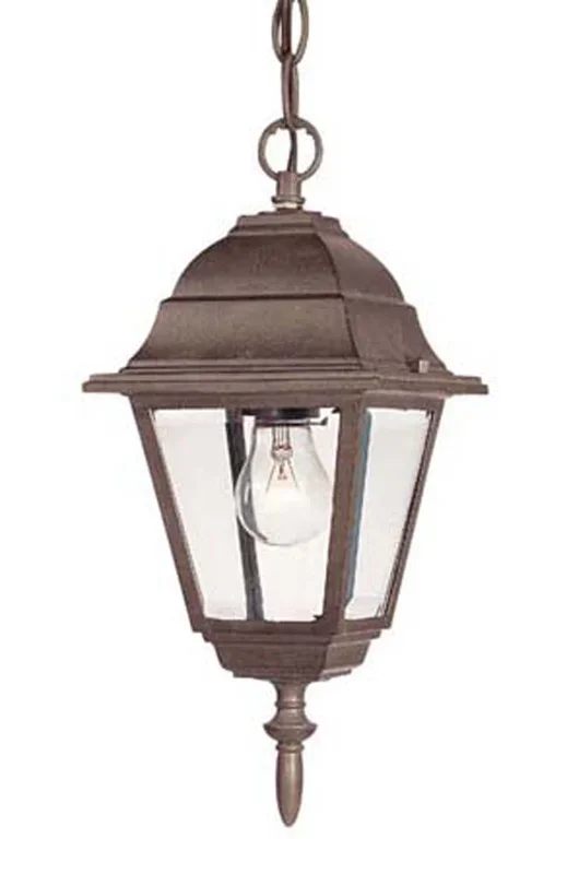 Acclaim Lighting – 4006BW – One Light Hanging Lantern – Builders` Choice – Burled Walnut