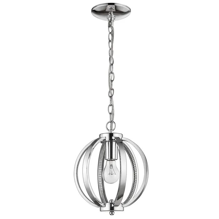 Acclaim Lighting – IN11335CH – One Light Pendant – Nevaeh – Chrome