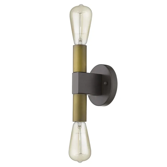 Acclaim Lighting – IN41387W – Two Light Wall Sconce – Cumberland – Wood Finish