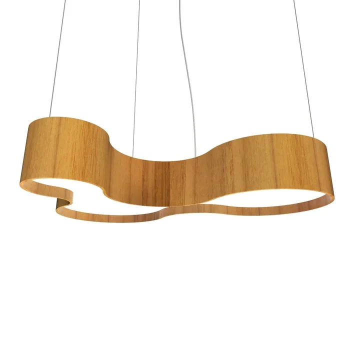 Accord Lighting – 1216LED.12 – LED Pendant – Organic – Teak