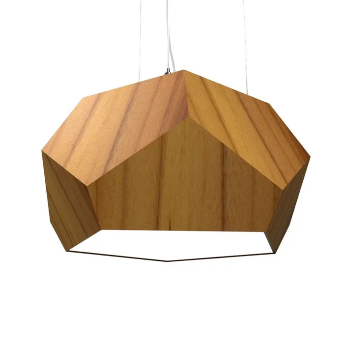 Accord Lighting – 1227LED.12 – LED Pendant – Facet – Teak