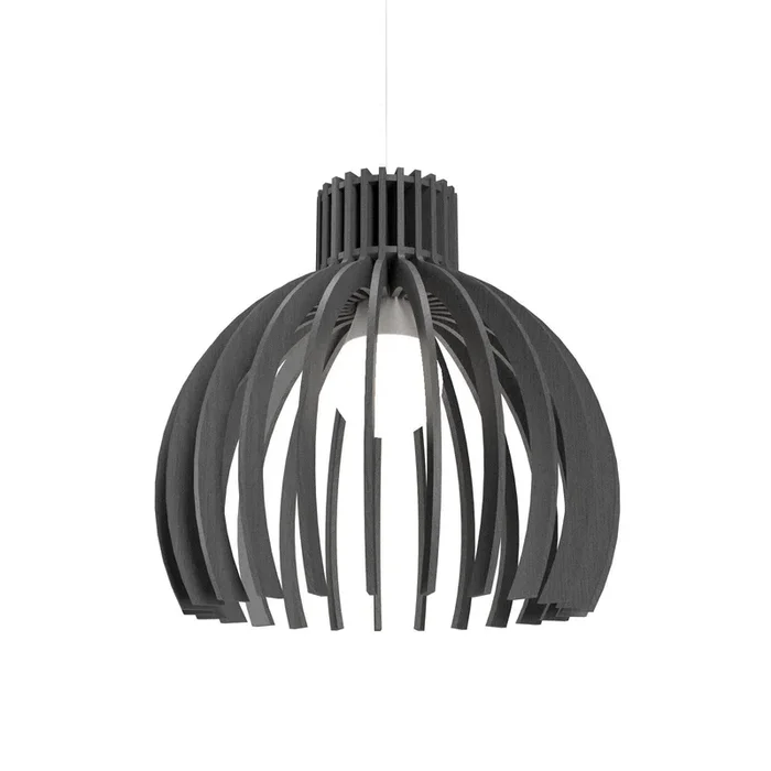 Accord Lighting – 1237.50 – One Light Pendant – Stecche di Legno – Organic Grey – 123750