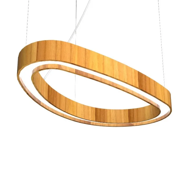 Accord Lighting – 1330LED.12 – LED Pendant – Organic – Teak