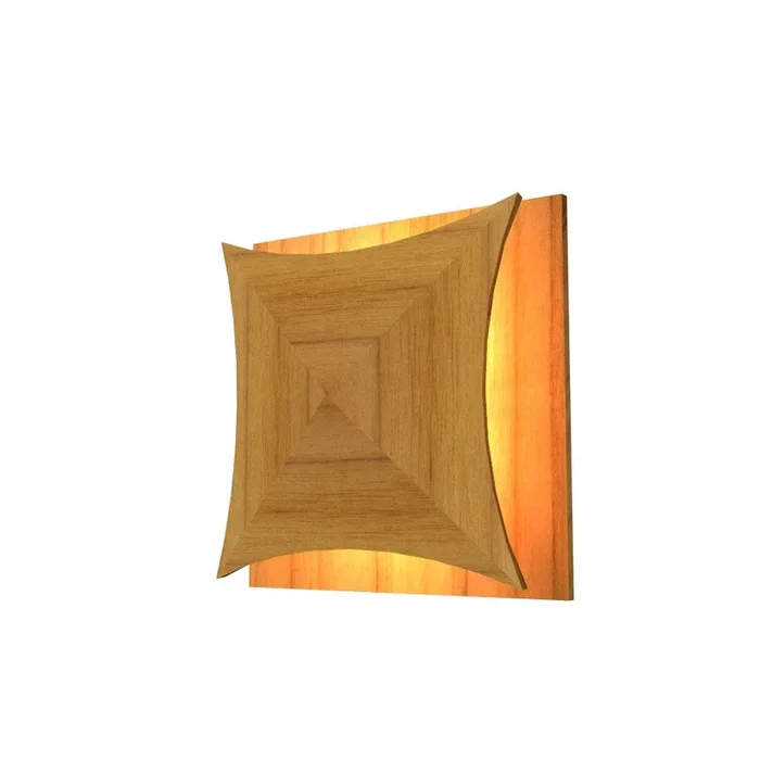 Accord Lighting – 4063LED.12 – LED Wall Lamp – Facet – Teak