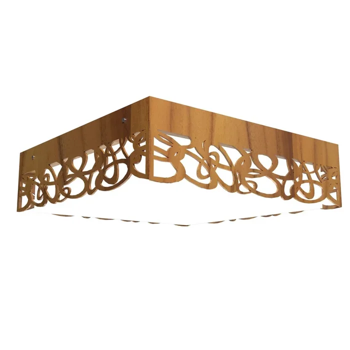 Accord Lighting – 5001LED.12 – LED Ceiling Mount – Patterns – Teak – 5001LED12