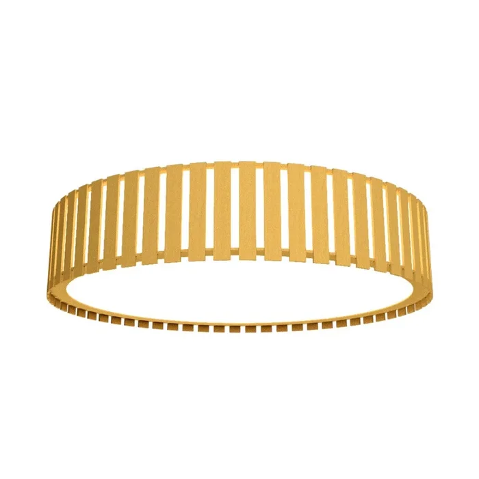 Accord Lighting – 5033LED.49 – LED Ceiling Mount – Slatted – Organic Gold – 5033LED49