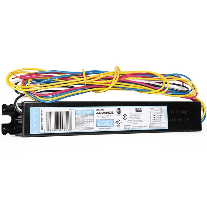 Advance ICN4P32N35I Instant Start Electronic Fluorescent Ballast For F32T8 F17T8 Lamps Run At 120-277V (913701220301)