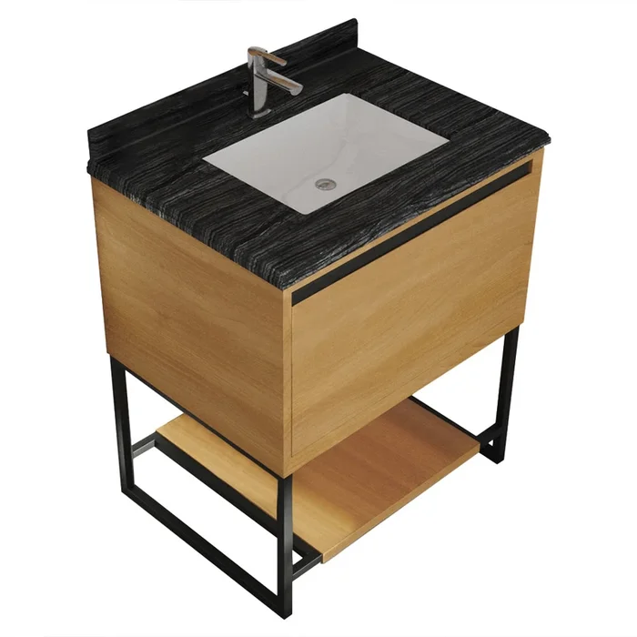 Alto 30 ” California White Oak Bathroom Vanity with Countertop