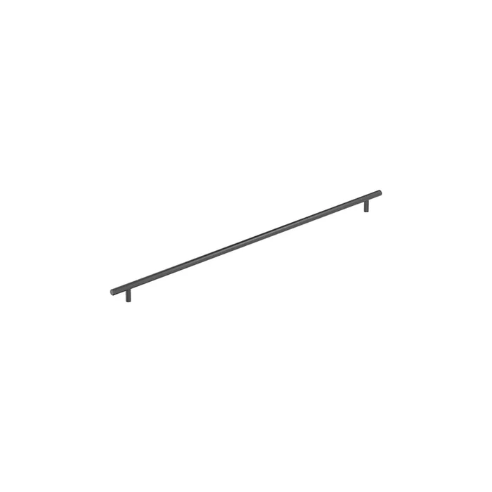Amerock Bar Pulls 25-3/16 inch (640mm) Center-to-Center Matte Black Cabinet Pull, BP19018MB