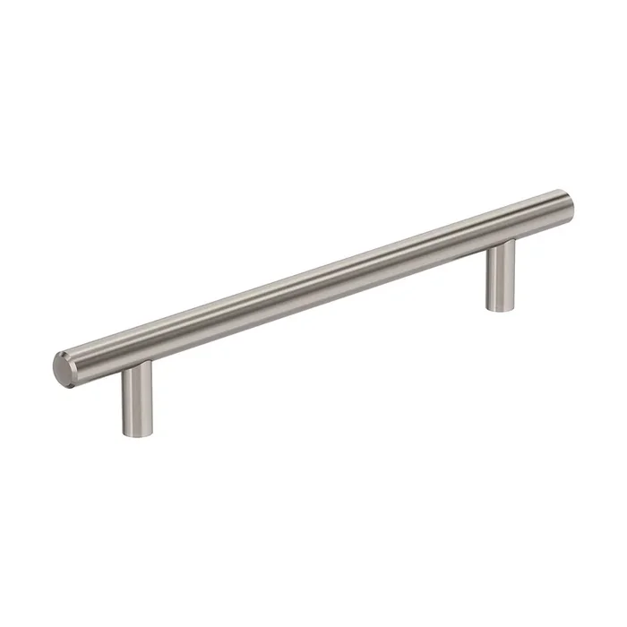 Amerock Bar Pulls 6-5/16 inch (160mm) Center-to-Center Satin Nickel Cabinet Pull – 10 Pack, 10BX40520G10