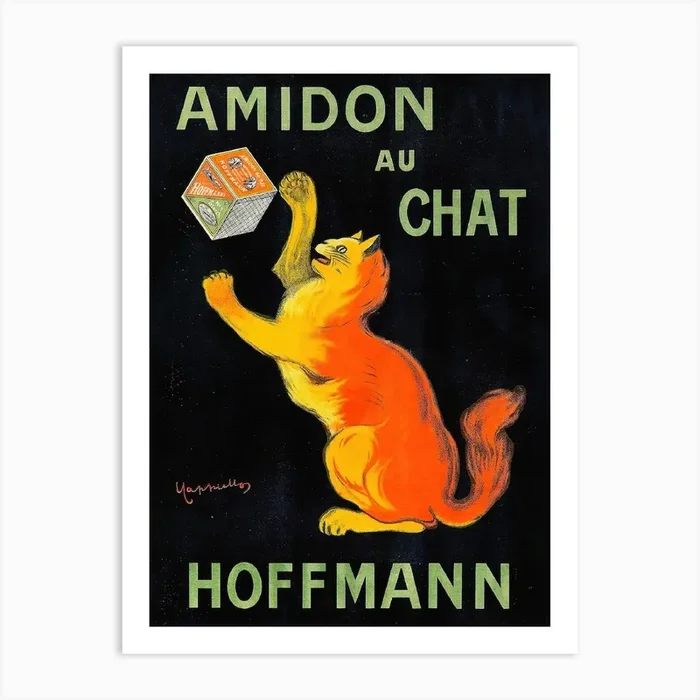 Amidon Au Chat Poster Art Print by Fy! Classic Art Prints and Posters
