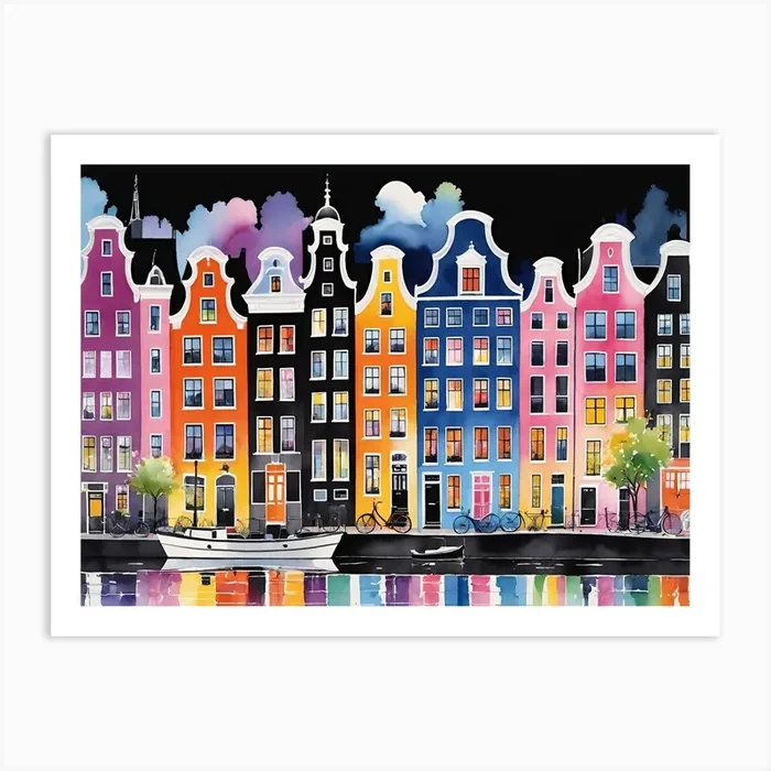 Amsterdam 6 Art Print by Noctarius