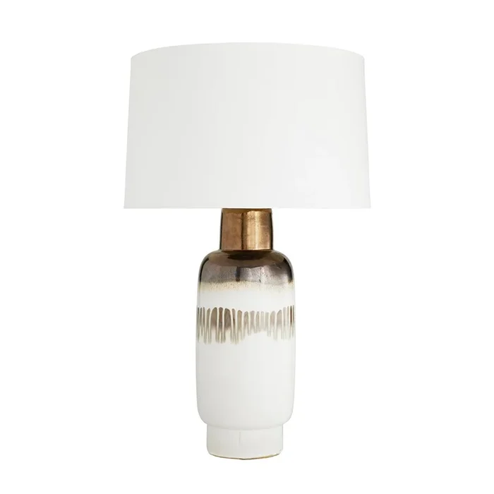 Arteriors – 15072-371 – One Light Table Lamp – Quinn – Bronze and Rose Glaze