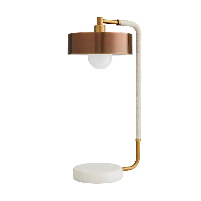 Arteriors – 49735 – One Light Lamp – Aaron – Heritage Brass