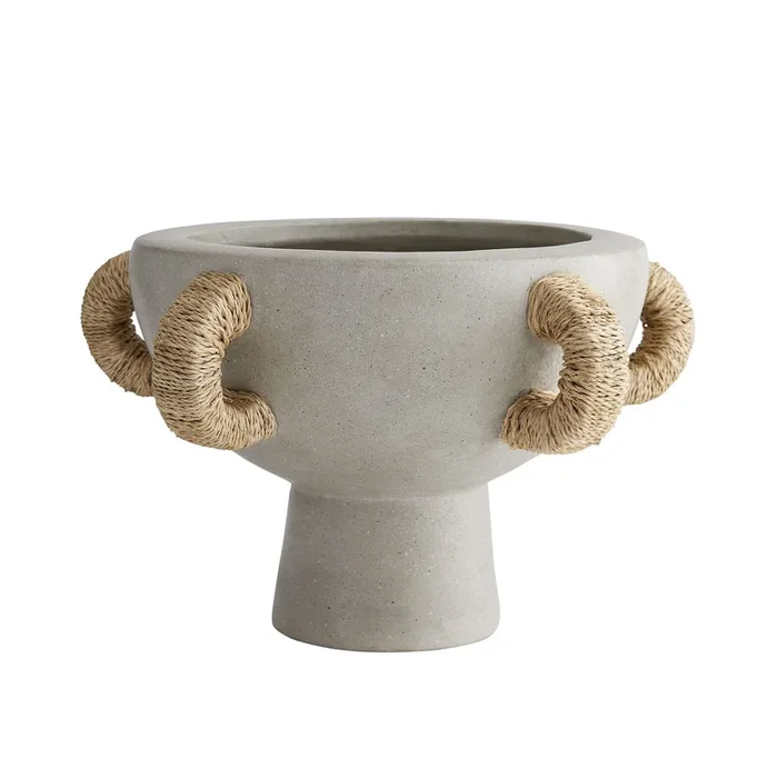 Arteriors – 5557 – Centerpiece – Clyde – Fossil Gray