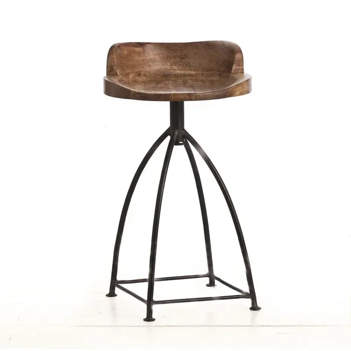 Arteriors – 6535 – Stool – Henson – Sandblast Antique Wax