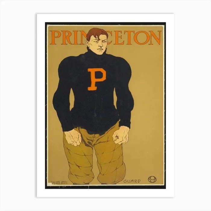 Athlete, Edward Penfield Art Print by Fy! Classic Art Prints and Posters