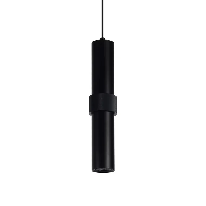 Avenue Lighting – HF1081-BLK – One Light Pendant – Cicada – Black w/Knurled Black