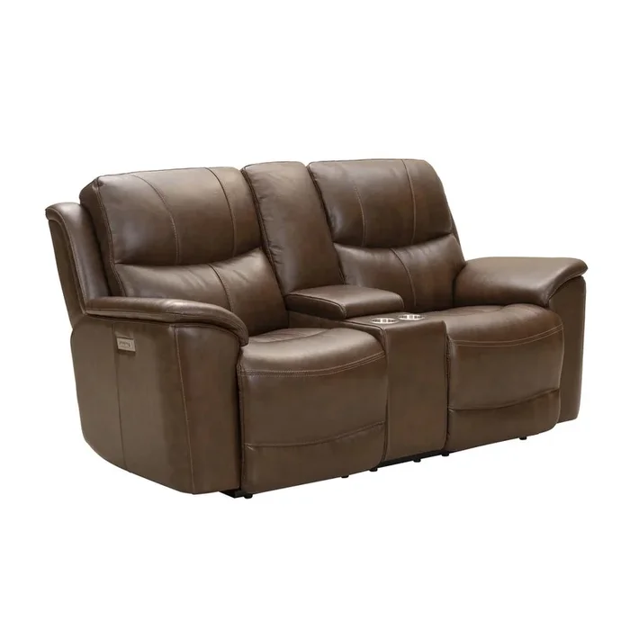 Barcalounger Kaden Power Reclining Console Loveseat w/Power Head Rests & Power Lumbar