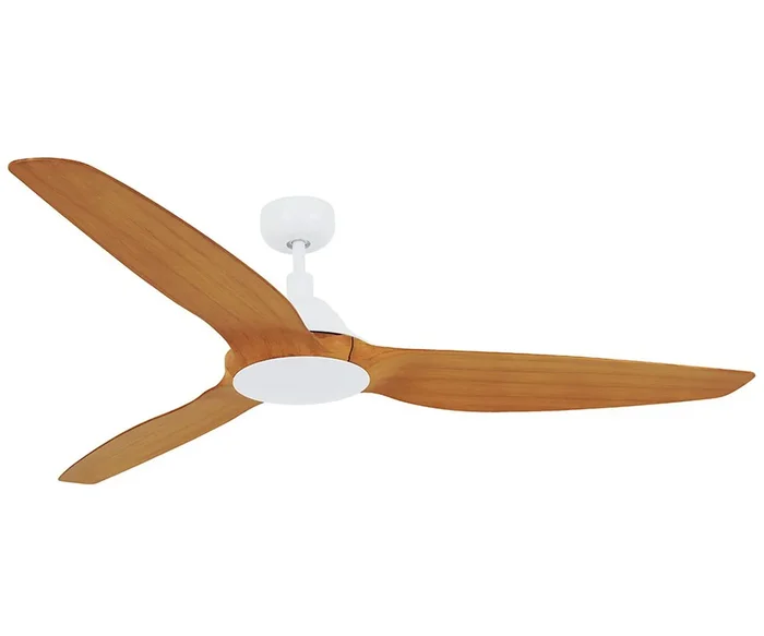 Beacon Lighting – 211011010 – 60“Ceiling Fan – Type A – White/Teak – 211011010