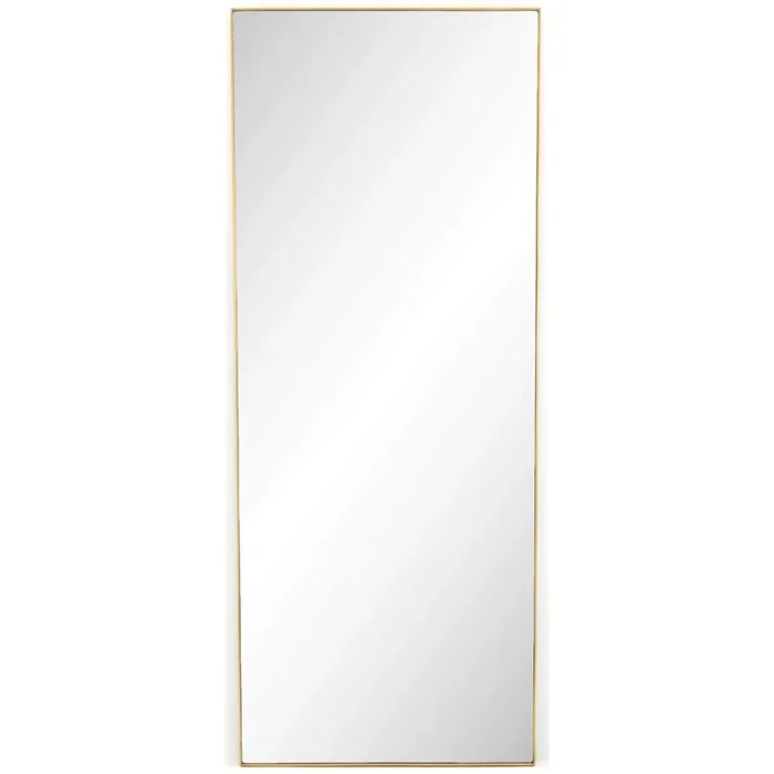 Bellvue Floor Mirror, Polished Brass by Four Hands