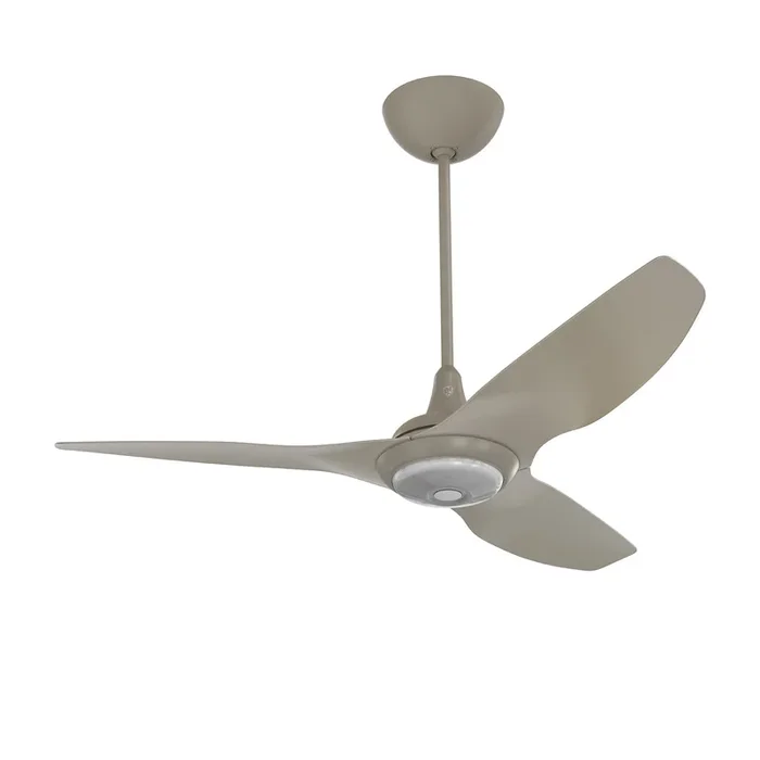 Big Ass Fans Haiku 52″ Ceiling Fan with Satin Nickel Blades and Satin Nickel Finish, Downrod 12″, Indoors