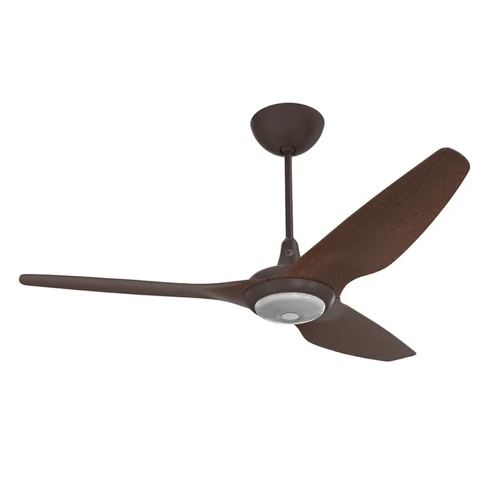 Big Ass Fans Haiku 60″ Ceiling Fan with Cocoa Aluminum Blades and Oil Rubbed Bronze Finish, Downrod 32″, Covered Outdoors