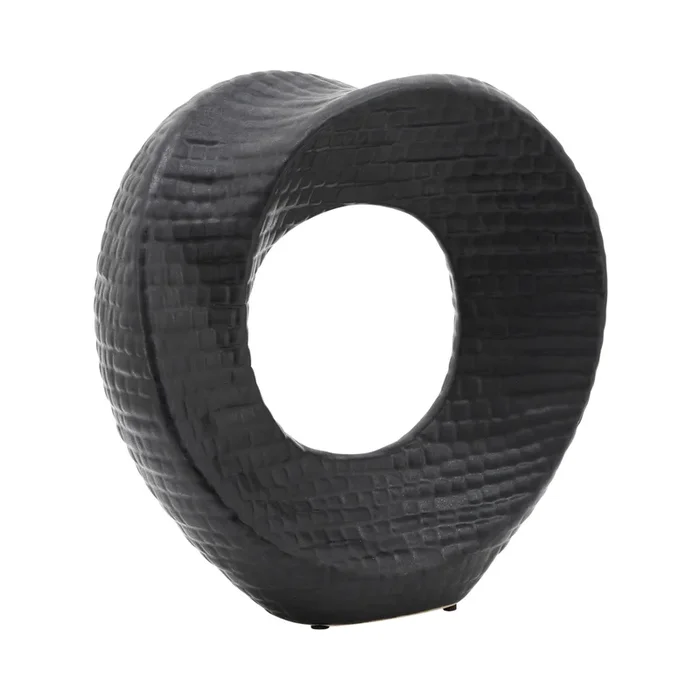 Black 8″ Textured Table Decor