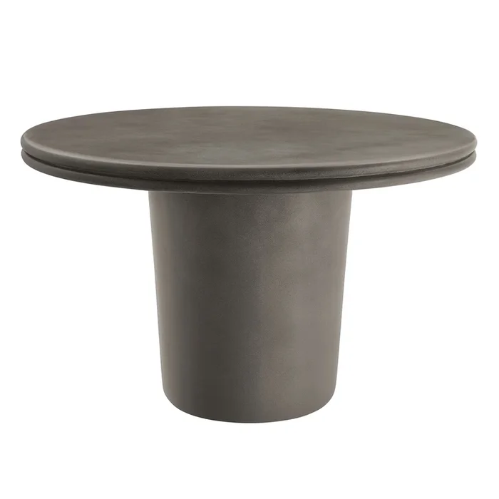 Brion 48 ” Indoor – Outdoor Patio Concrete Round Dining Table