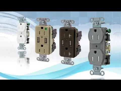 Bryant Hubbell Wiring Device-Kellems SNAPConnect Single Receptacle Hospital Grade 5-15R 15A 125V Tamper-Resistant Blue (SNAP8210BLTR)