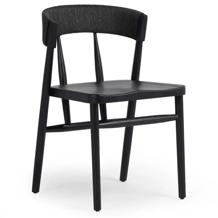 Buxton Dining Chair, Black, Set of 2 by Four Hands
