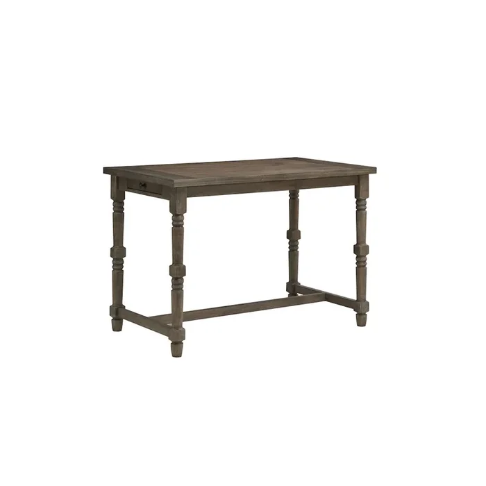 Carolina Chair & Table Brittany Bar Table with 2 Counter Stools – Vintage Walnut