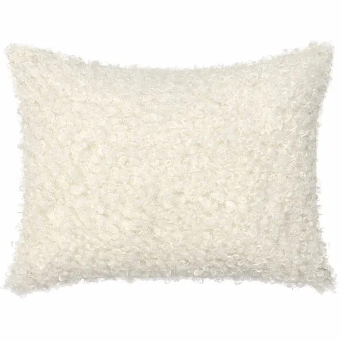 Carter Lumbar Pillow, Ivory