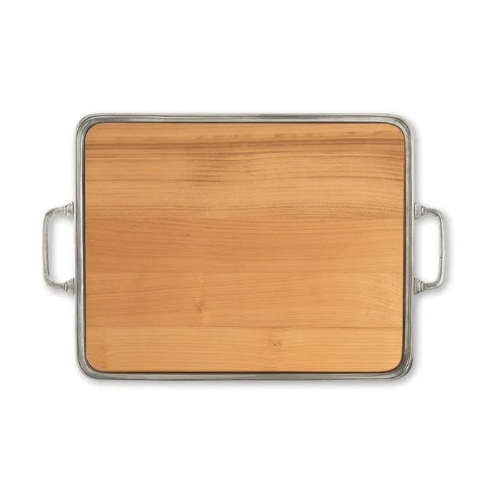 Cheese Tray with Handles – Large by Match Pewter