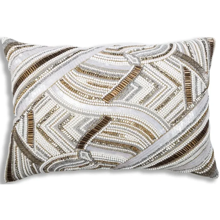 Cloud 9 Islay Lumbar Pillow, Ivory